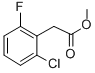Structure of METHYL 2-CHLORO-6-FLUOROPHENYLACETATE