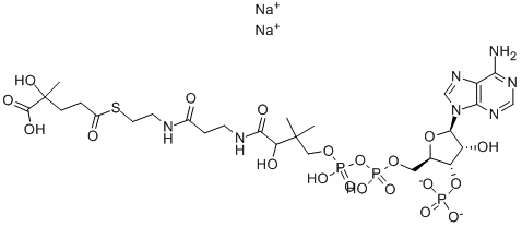Structure of (DL-3-HYDROXY-3-METHYLGLUTARYL) COENZYM&
