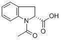Structure of (2R)-1-ACETYL-2,3-DIHYDRO-1H-INDOLE-2-CARBOXYLIC ACID
