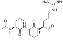 Chemical structure of Leupeptin