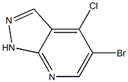 Structure of 5-BroMo-4-chloro-1H-pyrazolo[3,4-b]pyridine