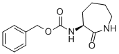 Structure of BENZYL (S)-(2-OXOAZEPAN-3-YL)CARBAMATE