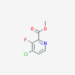 Structure of Methyl 4-chloro-3-fluoropyridine-2-carboxylate