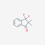 Structure of 3,3-DIFLUORO-2,2-DIMETHYL-1-INDANONE