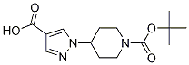 Structure of 4-(4-Carboxy-pyrazol-1-yl)-piperidine-1-carboxylic acid tert-butyl ester