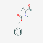 benzyl 1-formylcyclopropylcarbamate结构式