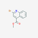 Structure of methyl 2-bromoquinoline-4-carboxylate