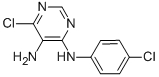 Structure of 6-CHLORO-N4-(4-CHLOROPHENYL)-4,5-PYRIMIDINEDIAMINE