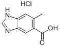 Structure of 1H-BENZO[D]IMIDAZOLE-5-CARBOXYLIC ACID 6-METHYL-