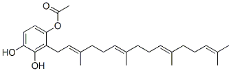 4-Acetoxy-3-geranylgeranyl-1,2-dihydroxybenzene结构式