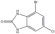 Structure of 4-Bromo-6-chloro-1H-benzo[d]imidazol-2(3H)-one