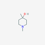 1,4-Dimethyl-4-hydroxypiperidine结构式