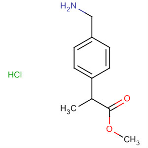 4-氨甲基-苯丙酸甲酯(HCL)结构式