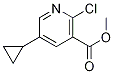 Structure of Methyl 2-chloro-5-cyclopropylnicotinate
