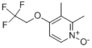 2,3-二甲基-4-(2,2,2-三氟乙基)吡啶-N-氧化物结构式