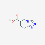 Structure of 5,6,7,8-tetrahydro[1,2,4]triazolo[4,3-a]pyridine-6-carboxylic acid