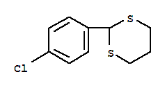 2-(4-chlorophenyl)-1,3-dithiane结构式