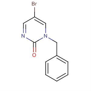 2(1H)-Pyrimidinone, 5-bromo-1-(phenylmethyl)-结构式
