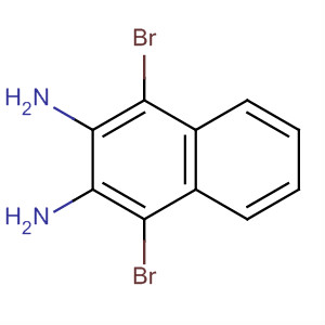 Structure of 2,3-Naphthalenediamine, 1,4-dibromo-