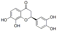 (S)-2-(3,4-Dihydroxyphenyl)-2,3-dihydro-7,8-dihydroxy-4H-1-benzopyran-4-one结构式