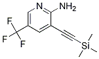 Structure of 5-(Trifluoromethyl)-3-((trimethylsilyl)ethynyl)-pyridin-2-amine