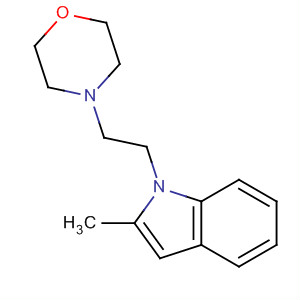 1H-Indole, 2-methyl-1-[2-(4-morpholinyl)ethyl]-结构式