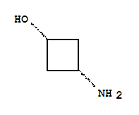 Structure of cyclobutanol, 3-amino-, cis-