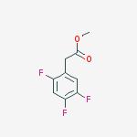 Structure of METHYL 2-(2,4,5-TRIFLUOROPHENYL)ACETATE, 98%