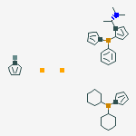 Structure of 1-Dicyclohexylphosphino-1′-{(R)-{(RP)-2-[(S)-1-(diMethylaMino)ethyl]ferrocenyl}phenylphosphino}ferrocene
