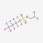 Structure of 2,2-Difluoroethyl nonafluorobutanesulfonate