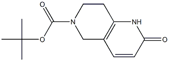 2-氧代-1,2,7,8-四氢-1,6-萘啶-6(5H)-羧酸叔丁酯结构式