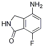 Structure of 4-aMino-7-fluoro-2,3-dihydro-1H-Isoindol-1-one