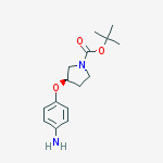 Structure of (R)-TERT-BUTYL 3-(4-AMINOPHENOXY)PYRROLIDINE-1-CARBOXYLATE
