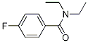 Structure of Benzamide, N,N-diethyl-4-fluoro-