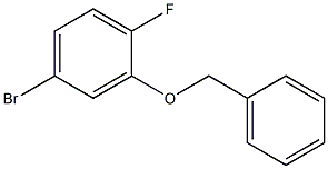 Structure of 2-(Benzyloxy)-4-bromo-1-fluorobenzene