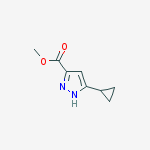Structure of Methyl 5-cyclopropyl-1H-pyrazole-3-carboxylate