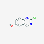 Structure of 2-chloroquinazolin-6-ol