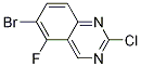 Structure of 6-BroMo-2-chloro-5-fluoro-quinazoline