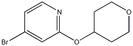 Structure of 4-broMo-2-(tetrahydro-2H-pyran-4-yloxy)pyridine