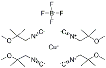 Structure of COPPER(1+), TETRAKIS[1-(ISOCYANO-2-METHOXY-2-METHYLPROPANE)]-, (T-4)-, TETRAFLUOROBORATE(1-)