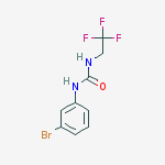 Structure of 1-(3-bromophenyl)-3-(2,2,2-trifluoroethyl)urea
