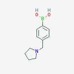Structure of 4-(pyrrolidin-1-ylMethyl)phenylboronic acid