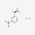 Structure of (1r)-1-(3-nitrophenyl)ethanamine;hydrochloride