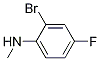 Structure of 2-bromo-4-fluoro-N-methylaniline