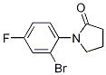 Structure of 1-(2-bromo-4-fluorophenyl)pyrrolidin-2-one