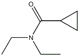 N,N-diethylcyclopropanecarboxamide结构式
