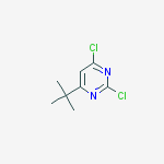 Structure of 4-tert-butyl-2,6-dichloropyrimidine