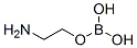 Structure of 2-aminoethanol, monoester with boric acid