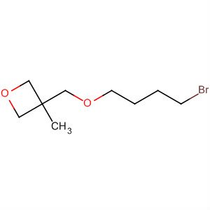 Structure of Oxetane, 3-[(4-bromobutoxy)methyl]-3-methyl-