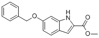 Structure of METHYL 6-BENZYLOXYINDOLE-2-CARBOXYLATE